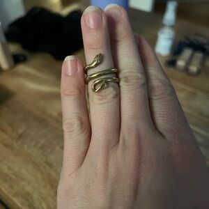 Gold Snake Ring